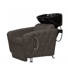 Парикмахерская мойка МД-123 с регулировкой ножной части, прострочкой и утяжкой