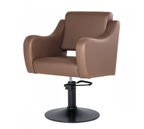 Парикмахерское кресло МД-24, основание чёрный круг