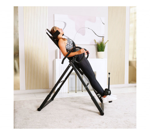 Инверсионный стол складной DFC STYLE чёрный, U-образный фиксатор