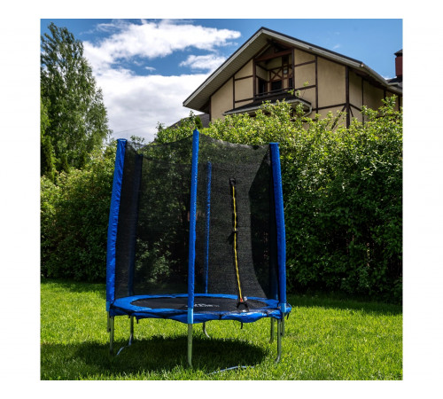 Батут DFC Trampoline Fitness с сеткой 14ft