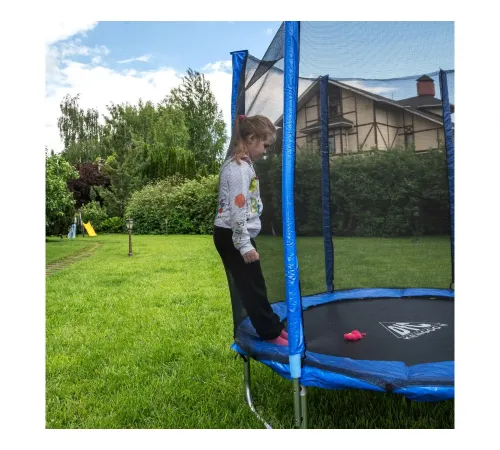 Батут DFC Trampoline Fitness с сеткой 8ft