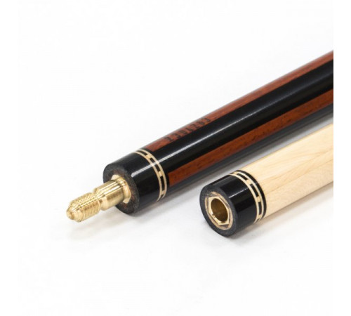 Кий / пирамида 2-pc "Vantex" (черный граб, падук, граб) корона