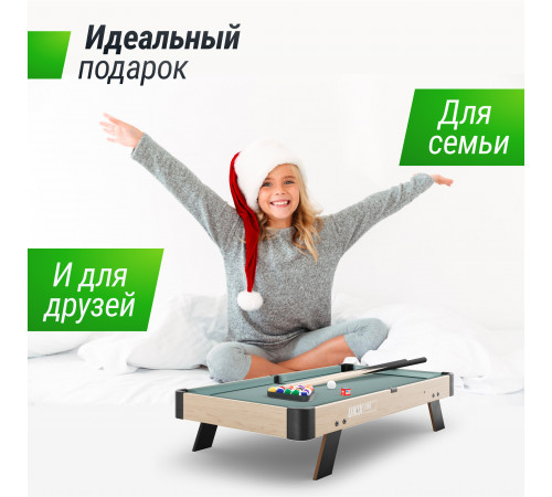 Игровой стол UNIX Line Мини Бильярд настольный (88х47 cм) Wood