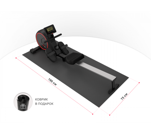 Гребной тренажер UNIX Fit Techno Rower 410