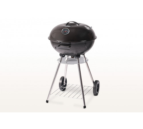 Круглый угольный гриль 17 дюймов (43,5 см) DERBY с термометром