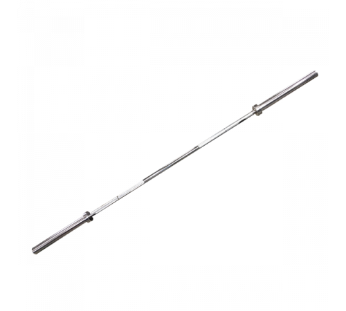 Олимпийский гриф Smith BC103-226 прямой хромированный, нагрузка до 226кг,в комплекте с одной парой пружинных замков