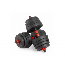 Гантели разборные с грифом, 25 кг. (2 шт. х 12,5 кг.) VictoryFit VF-DС250