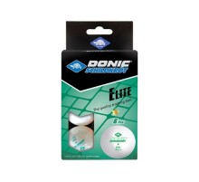 Мячики для н/тенниса DONIC ELITE 1* 40+, 6 штук, белый