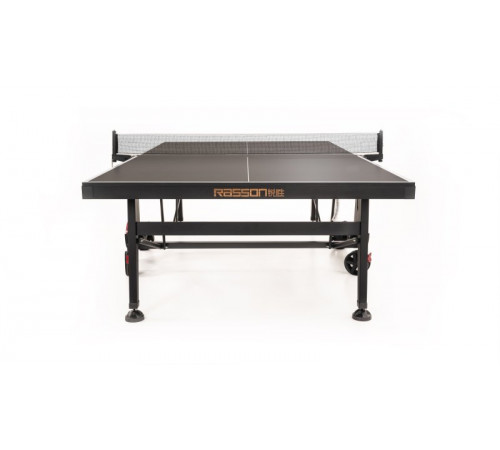 Теннисный стол складной для помещений "RASSON PREMIUM T01 Indoor" (274 х 152,5 х 76 см, черный ясень) с сеткой