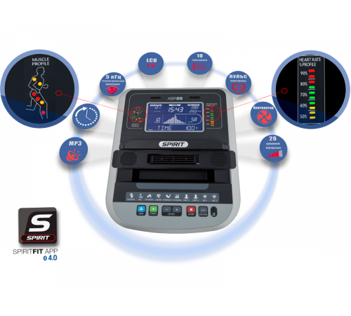 Велотренажер SPIRIT XBR55