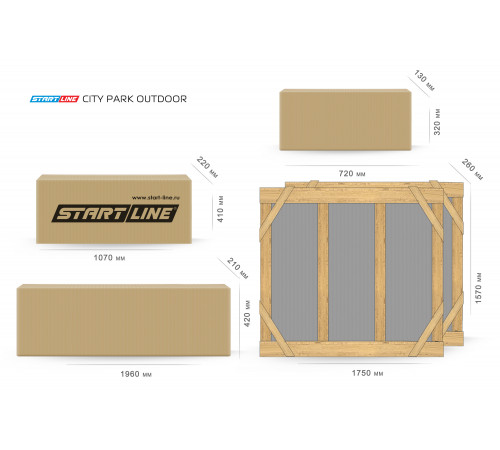 Стол теннисный City Park Всепогодный