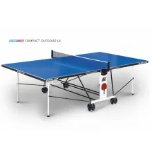 Стол теннисный Compact-2 LX Всепогодный Синий