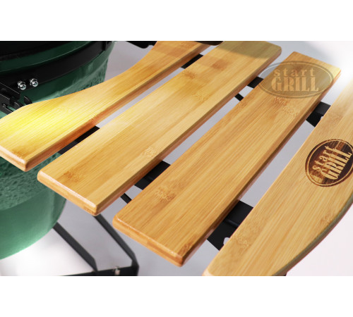 Керамический гриль-барбекю 22 дюйма (зеленый) (56 см)