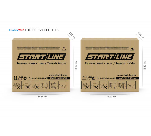 Теннисный стол Top Expert 6 Всепогодный Black