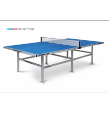Стол теннисный City Всепогодный с сеткой Синий