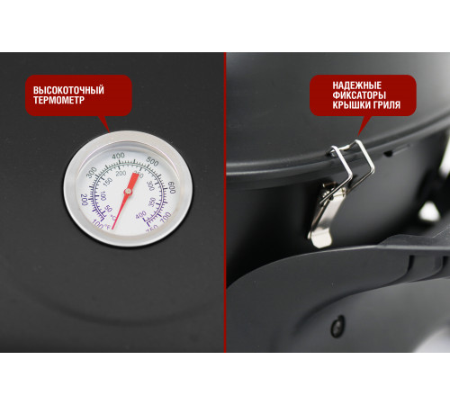 Портативный газовый гриль 2 горелки